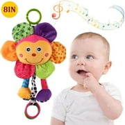 Kids Handbells Rattles Baby Soft Plush Crib Toys Developmental Musical Toys Infant Nerborn Chrismas Gift