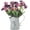 Light&deep Purple, variant on Artificial Wild Flower Cosmos 6pcs 13 Inch Coreopsis for Wedding Bridal DIY Bouquet Home Décor Centerpieces(Blue and White)