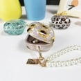 thumbnail image 4 of Compatible with Samsung Galaxy Buds 2 Pro(2022)/Galaxy Buds 2/Galaxy Buds Pro/Galaxy Buds Live Case Floral with Pearl Keychain Cute for Women Protective Cover Case Sunflower, 4 of 10