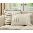 thumbnail image 5 of Fennco Styles Corded Design 24” x 16” Natural Cotton Decorative Pillow, Premium Quality, 5 of 6