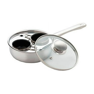 ExcelSteel Egg Poacher, 2 Cup, Stainless,530,5