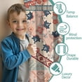 thumbnail image 3 of Blackout Kids Curtains,Boho Bohemia Flower Childrens Insulated Curtains Set Of 2,Bedroom Essentials,Toddler Room Decor 42"x63"(106x160cm), 3 of 4
