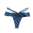 thumbnail image 5 of Gibobby Calzones de encaje para mujer Braguitas de diseño sexy Calzoncillos de algodón de tiro Cómodo Look sexy Ropa interior para damas(Azul,M), 5 of 5