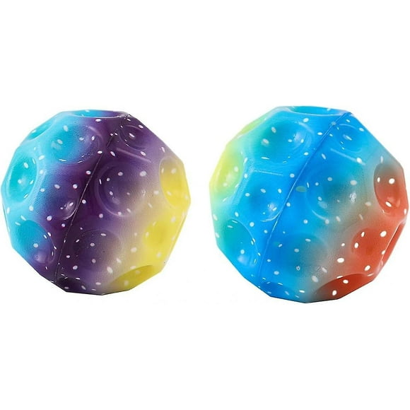 2.7' Moon Balls Space Ball Astro Jump Ball Bounce Ball Sensory Ball High Bouncing Ball for Kids Teens