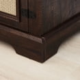 thumbnail image 5 of 65"W Espresso MDF TV Stand - Fits 70-Inch TVs & Offers Ample Storage - Home Entertainment Room - Tidy Cables & Cozy Decor, 5 of 6