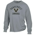 thumbnail image 2 of Men's Comfort Wash  Gray Vanderbilt Commodores Arch Over Logo Long Sleeve T-Shirt, 2 of 3