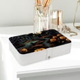 thumbnail image 6 of Halloween Portable PU Leather Earring Holder Storage Box Display Case with Removable Compartment, 6 of 6