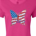 thumbnail image 4 of Inktastic Patriotic Butterfly Women's T-Shirt, 4 of 5
