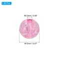 thumbnail image 2 of Uxcell 60Pcs Acrylic Beads, Cute Beads Bulk Spacer Bead Bubble Ab Crystal Plastic Candy Loose Round Pearl Bead , Pink, 2 of 6
