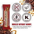 thumbnail image 4 of Dairy Free Chocolate Candy Bar with Caramel & Nougat – Vegan Chocolate Bar, Gluten Free, Kosher Parve – Tastes Like Milk Chocolate, Plant Based Candy Snack – Choco Munch Snack Bars (3), 4 of 7