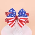 thumbnail image 2 of Zanarzt Toddler Bows Independence Day Hair Bow Flag Bowknot Hair Bow Pin Bow Hair Hairpins USA 250th Anniversary Hair Bow Clips Red,3-12 Years, 2 of 7