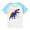 Blue, variant on Girls Raglan Graphic Tees Baseball Summer Cute Short Sleeve T-Shirts Loose Fit Round Neck Casual Going Out Tops Blue， 5 Years