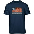 thumbnail image 1 of Teelocity Not Social Distancing Graphic T-Shirt (2XL - Standard Fit, Navy), 1 of 4