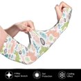 thumbnail image 3 of Uemuo Easter Rabbit Printed Arm Sleeves, Cooling UV Sun Protection Sports Compression for Men/Women, 3 of 8