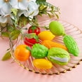thumbnail image 2 of 10pcs Mini Simulation Fruit Vegetables Toy Kids Pretend Play Dollhouse Accessory, 2 of 6