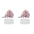 thumbnail image 4 of Langgg Children Mask Filter Cartoon Cotton Mouth Face Cover Filters Accessory 2pcs Bow tie bear 2Set, 4 of 6