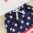 thumbnail image 5 of Okbabeha 4th Of July Baby Boy Clothes Infant Toddler American Flag Outfit USA Tops Tshirt Summer Shorts Clothing Set, 5 of 7