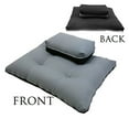 thumbnail image 2 of Meditation Zafu And Zabuton Set Cushions Exercise Yoga Mats&nbsp;Rectangle Teal Green, 2 of 4
