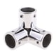 thumbnail image 4 of Hardware de montaje de pasamanos esquina de 3 vías de material acero inoxidable 22 mm Cola 3 Way Boat Hand Rail Fitting, 4 of 7