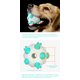thumbnail image 5 of Juguete de dentición azul para perros, pelota limpiadora, juguete masticable redondo para perros agresivos, juguete interactivo indestructible para perros grandes, alivia el aburrimiento., 5 of 5