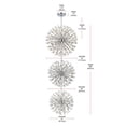 thumbnail image 2 of Elegant Lighting Vera 44" Modern Metal/Crystal Chandelier in Chrome/Clear, 2 of 10