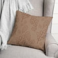 thumbnail image 3 of Creative Products Dusty Rose Large Leaf Pattern 18 x 18 Spun Poly Pillow, 3 of 3