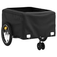 thumbnail image 3 of vidaXL Bike Trailer Black and Orange 45 kg Iron, 3 of 5