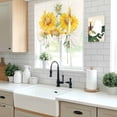 thumbnail image 5 of Sunflowers Balloon Curtains for Living Room/French Door, Floral Spring Flowers Vintage Botanical Tie Up Curtains 63 Inch Length Energy Saving Kitchen Curtains Shades for Windows 42"x63", 5 of 8