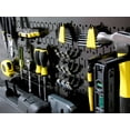thumbnail image 2 of Wall Control Modular Pegboard Tool Organizer System - Wall-Mounted Metal Peg Board Tool Storage Unit for Pegboard Tiling (Black Pegboard), 2 of 9