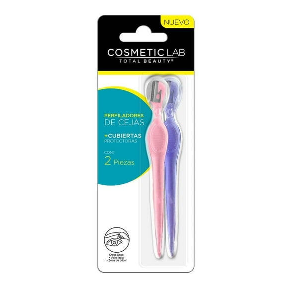 Perfiladores para cejas Cosmetic Lab Total Beauty modelo stt34331 2 pzas
