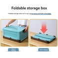 thumbnail image 4 of Food Storage Containers,Storage Box With Cover: Saving And Stackable Organizer For Household Items Clothes Books And Toys, 4 of 5