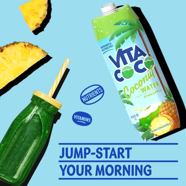 Vita Coco Pineapple Coconut Water, 33.8 fl oz, 12 Pack photo 6