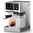 thumbnail image 1 of Airmsen BCM-2308 Machine à Espresso avec Mousseur à Lait Automatique, Acier Inoxydable, 1 of 9