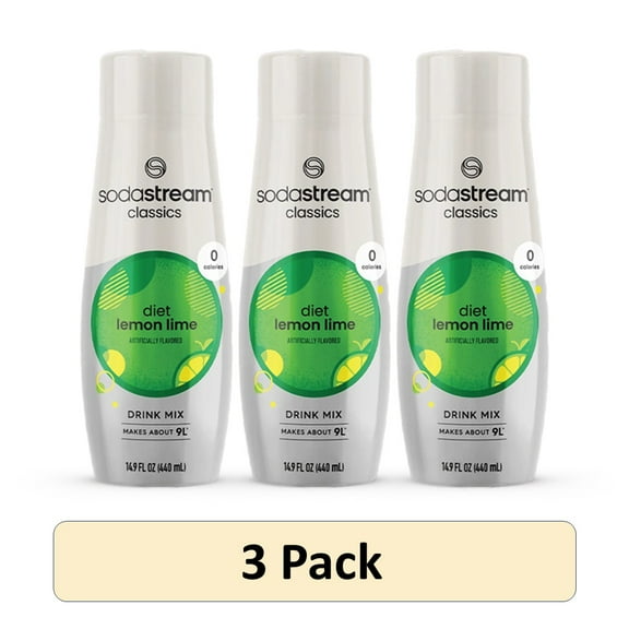 SodaStream Diet Lemon Lime, 14.8 fl oz. (Pack of 3)