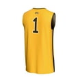 thumbnail image 3 of Unisex GameDay Greats #1 Gold Missouri Tigers Lightweight Collegiate Basketball Fashion Jersey, 3 of 4