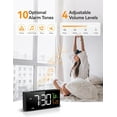 thumbnail image 2 of Bedroom alarm clock with date, temperature and day of the week, manual daylight saving time, 2 of 8