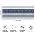 thumbnail image 2 of Blue and White Geometric Striped Pattern Bathroom Rugs Mat,Non Slip Microfiber Bathroom Rug,Rubber Backing,Soft Bathroom Mats for Bathroom Floor,Tub and Shower,60x24in(150x60cm), 2 of 4