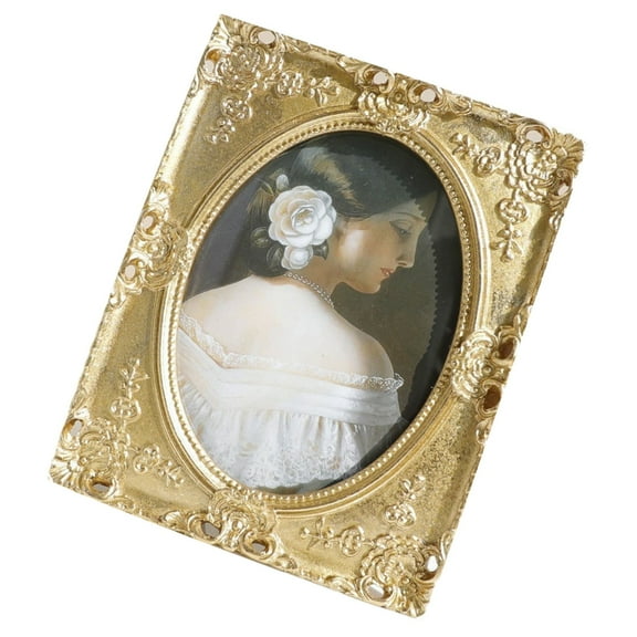 Vintage Picture Frame Antique Ornate Photo Frame Tabletop Wall Hanging Old Fashioned Picture Frames,Decorative Frames