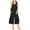 Black, variant on Women's 2024 Summer Short Jumpsuit Sleeveless Knit Sweater Rompers Sexy Front Button Stretchy Overalls with Pockets