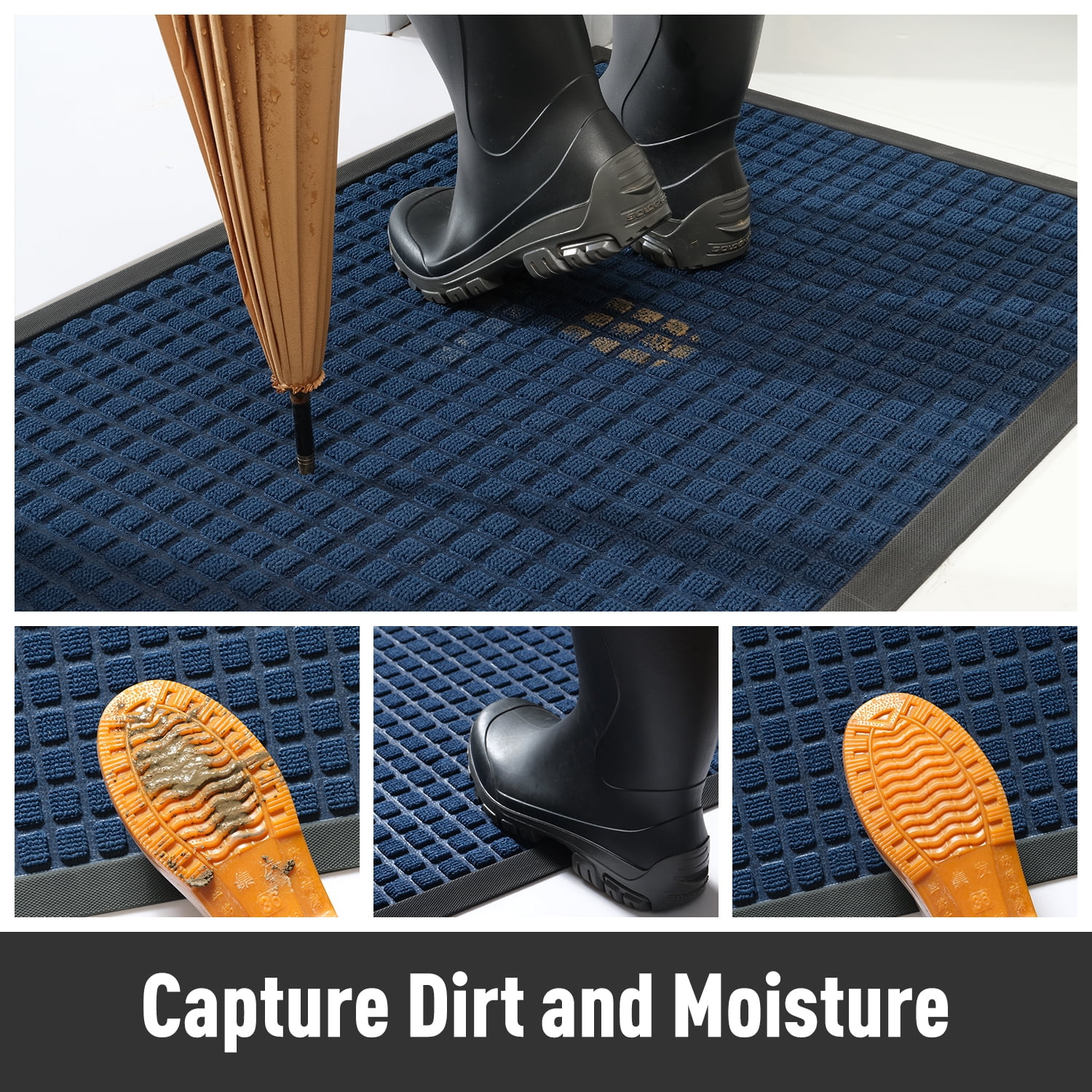Buy MEGA CART HOME Attractive Welcome Mat/Rubber Mat/Waterproof Bathmat  Heavy Duty for Entry Busy Areas Inside Entrance Doormats Non-Slip Back Dirt  Trapper (40X60Cm) Online at Best Prices in India - JioMart.
