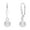 Laser-Cut Ball-5MM, variant on 925 Sterling Silver Jewelry Light-Weight Dangle Ball Drop Leverback Earrings for Women 10MM