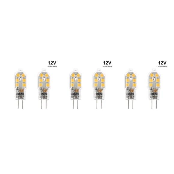 ZheElen 2 Pcs Ampoule LED 3W 5W Ampoule G4 CA 220V CC 12V Lampe LED SMD2835 Projecteur Lustre Éclairage Remplacer Lampes Halogènes CA/CC12V Blanc Chaud 3Ensemble