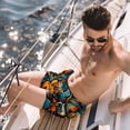 thumbnail image 2 of luoweisi Men's Beach Shorts Quick Dry Swim Trunks with Mesh Lining Musical Instrument XL, 2 of 5