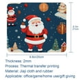 thumbnail image 5 of Santa Claus Gaming Mousepad Mouse Mat Desk Mat - Square, 8.3x9.8 Inch, Non-Slip Rubber Bottom, Printed, Suitable for Office and Gaming, 5 of 6