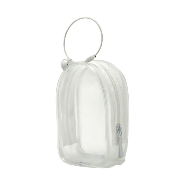 Tachiuwa Sac de Présentation de Figurines Imperméable Petit Sac de Rangement pour Poupées pour Figurines d'Action Blanc Carré Rond