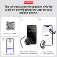 thumbnail image 3 of MINISO MS156  AI Translation Earbuds True Wireless OWS Open Ear Earbuds HiFi Stereo Bluetooth Sports Headphones, 3 of 10