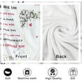 thumbnail image 5 of Wedding Gifts Blanket, Engagement Anniversary Engaged Gifts for Bride and Groom, Newlyweds Bridal Shower Gifts for Husband Wife Valentines Day 60 X 50 Inch, 5 of 6