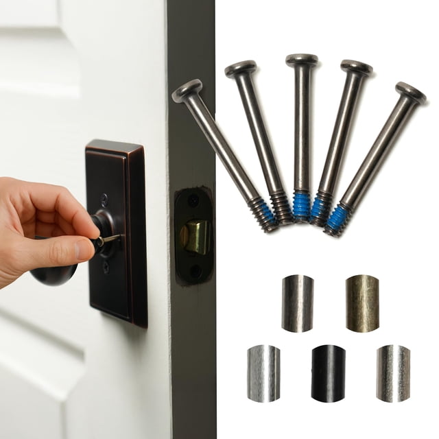 Pasador de cerradura Rocksteel, paquete de 5, bronce aceitado