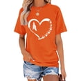 thumbnail image 2 of T-shirt Décontracté à Manches Courtes Col Rond Imprimé pour Femmes Confortable Quotidien Tissu Doux Respirant Haut à la Mode, 2 of 4