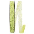 thumbnail image 1 of Reliant Ribbon - 25757-204-03J, Glitter Web Mesh Ribbon, Lime, 5/8 Inch, 25 Yards, 1 of 1
